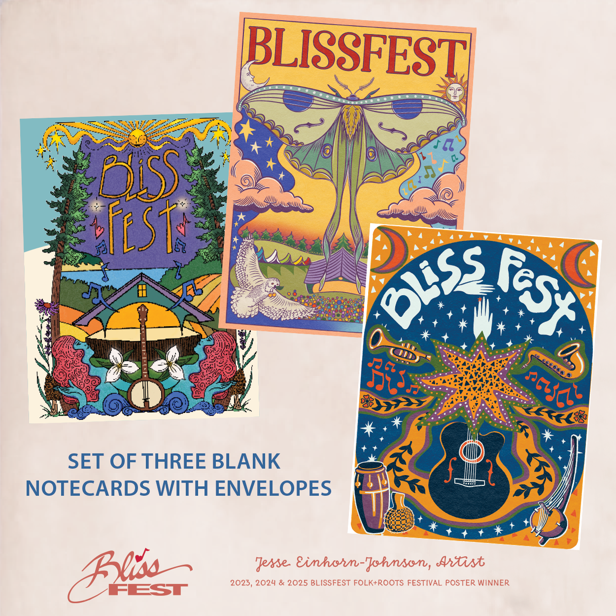 Notecards - Artist Jesse Einhorn-Johnson