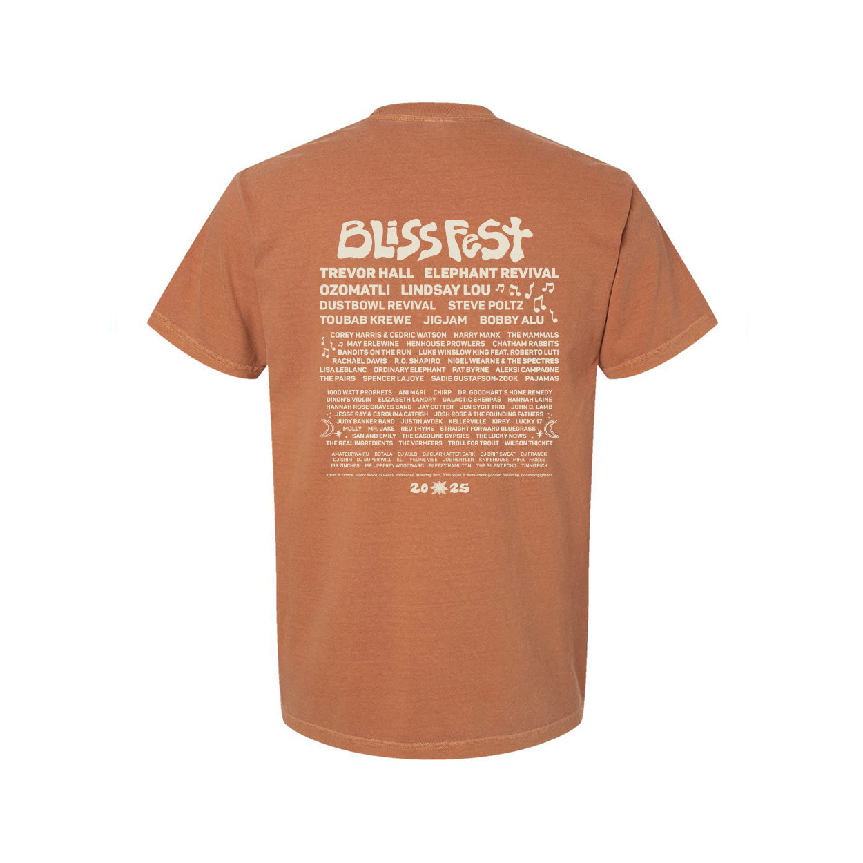 2025 Lineup TShirt