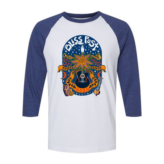 2025 Poster Raglan Three-Quarter Sleeve Tee