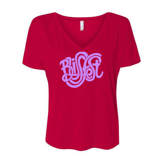 Blissfest Women's V-Neck tee
