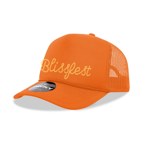 Hats-Blissfest Chainstitch Trucker