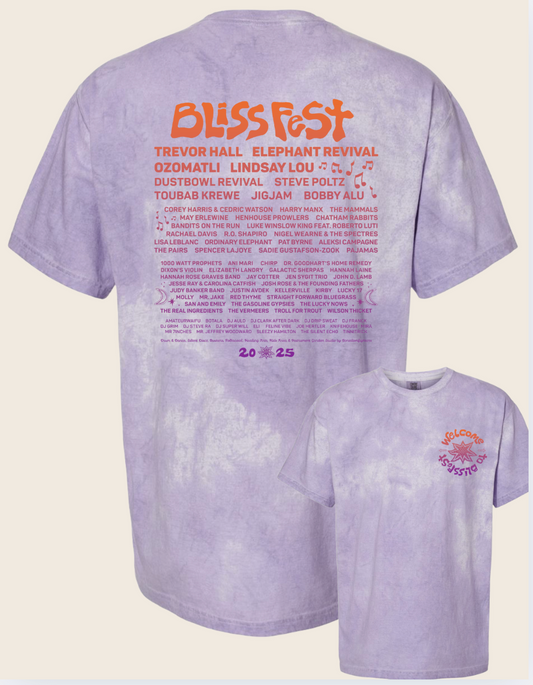 Blissfest 25 Lineup Tee