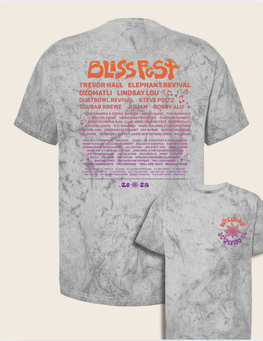 Blissfest 25 Lineup Tee 2